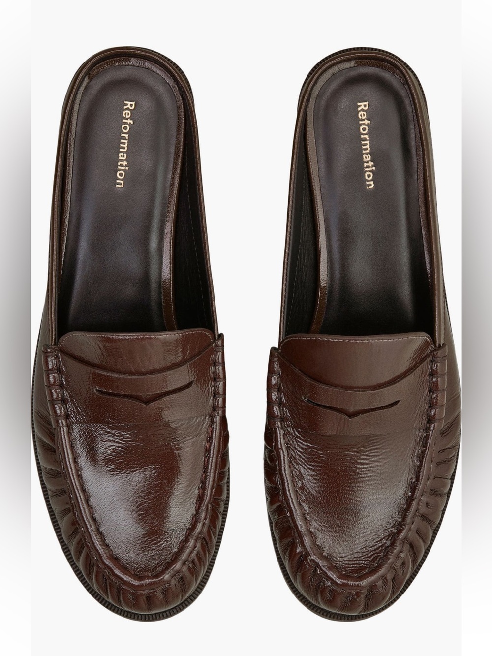 Reformation Francine loafer mule 8.5 - Picture 3 of 7